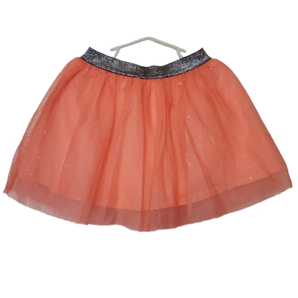 Girl's size 4t Cat & Jack coral glittery skirt